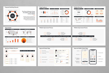 Web Project Strategy Keynote Presentation Template, Slide 3, 12907, Business — PoweredTemplate.com