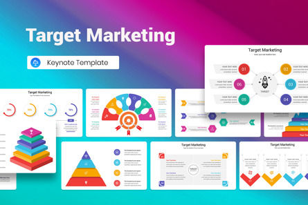 Target Marketing Keynote Template, Keynote-sjabloon, 12914, Bedrijf — PoweredTemplate.com