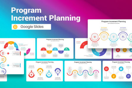 Program Increment Planning Google Slides Template, Theme Google Slides, 12926, Business — PoweredTemplate.com