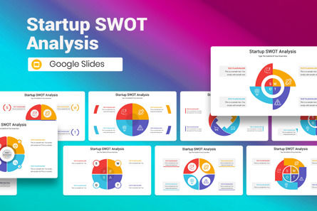 Startup SWOT Analysis Google Slides Template, Google Slides Thema, 12930, Business — PoweredTemplate.com