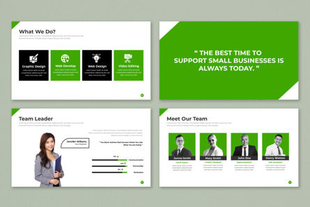 Corporate Business Presentation Template Layout, Slide 4, 12934, Bisnis — PoweredTemplate.com