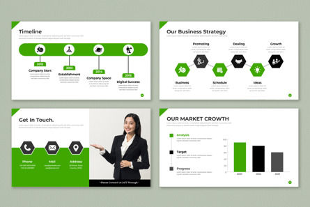 Corporate Business Presentation Template Layout, Diapositive 5, 12934, Business — PoweredTemplate.com