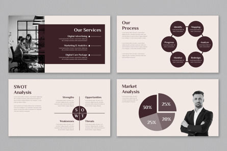 Minimal Presentation Template, Diapositive 4, 12951, Business — PoweredTemplate.com