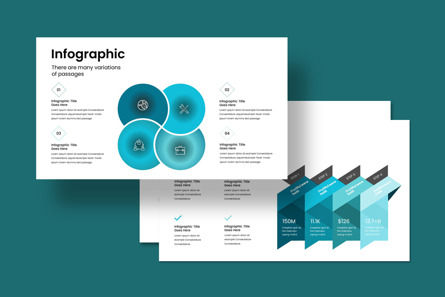 Business Infographic Presentation Template, Diapositiva 2, 12953, Negocios — PoweredTemplate.com