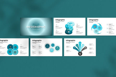 Business Infographic Presentation Template, Dia 4, 12953, Bedrijf — PoweredTemplate.com