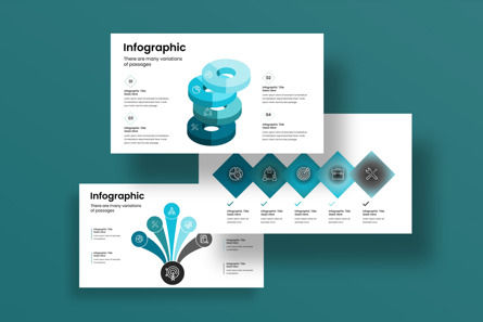 Business Infographic Presentation Template, Diapositiva 7, 12953, Negocios — PoweredTemplate.com