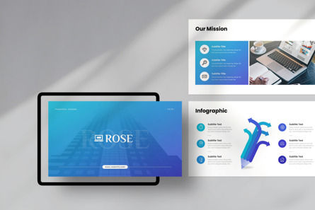 Rose Google Slides Template, Folie 3, 12961, Business — PoweredTemplate.com