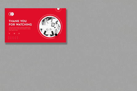 Minimal Presentation Template With Rad Color, Diapositive 8, 12965, Business — PoweredTemplate.com
