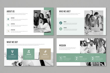 Biz Plan Business Presentation Design, Slide 3, 12973, Lavoro — PoweredTemplate.com