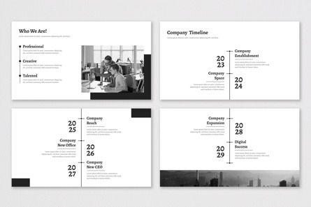 Corporate Minimal Presentation Template, Diapositiva 3, 12996, Negocios — PoweredTemplate.com