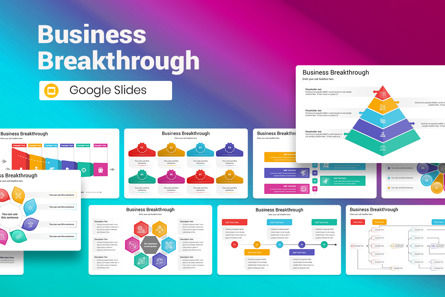 Business Breakthrough Google Slides Template, Tema di Presentazioni Google, 13007, Lavoro — PoweredTemplate.com