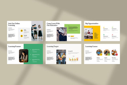 Education Presentation Template, Diapositive 7, 13015, Business — PoweredTemplate.com
