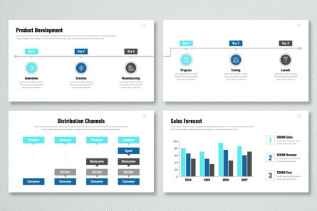 Business Plan Presentation Template Layout, Diapositive 12, 13018, Business — PoweredTemplate.com