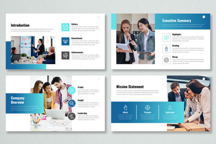 Business Plan Presentation Template Layout, Diapositive 3, 13018, Business — PoweredTemplate.com