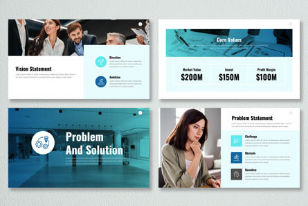 Business Plan Presentation Template Layout, Slide 4, 13018, Business — PoweredTemplate.com
