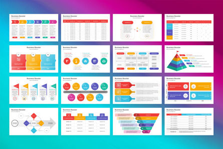 Business Booster PowerPoint Template, Slide 2, 13034, Lavoro — PoweredTemplate.com