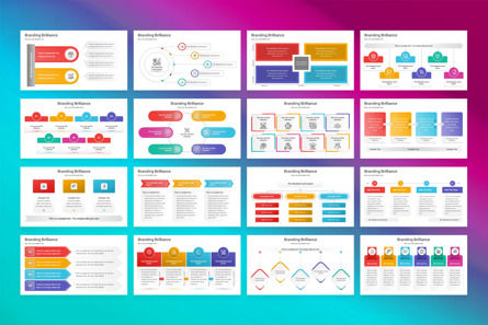 Branding Brilliance PowerPoint Template, Diapositiva 2, 13037, Negocios — PoweredTemplate.com