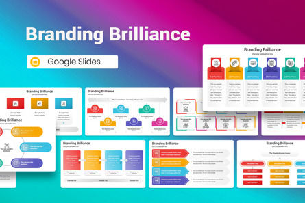 Branding Brilliance Google Slides Template, Google Slides Thema, 13054, Business — PoweredTemplate.com