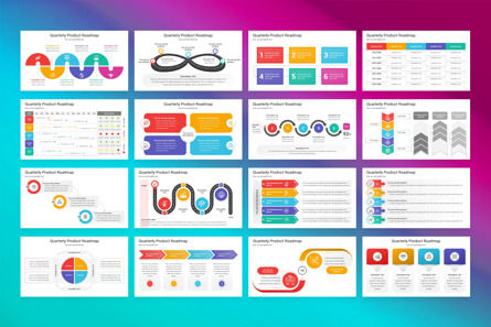 Quarterly Product Roadmap Google Slides Template, Diapositive 2, 13060, Business — PoweredTemplate.com