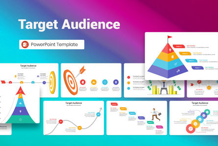 Target Audience PowerPoint Template, Modello PowerPoint, 13063, Lavoro — PoweredTemplate.com