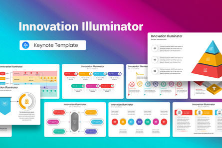 Innovation Illuminator Keynote Template, Plantilla de Keynote, 13085, Negocios — PoweredTemplate.com