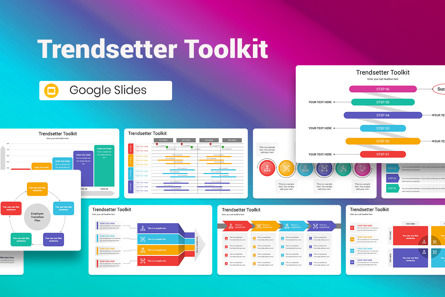 Trendsetter Toolkit Google Slides Template, Tema Google Slides, 13091, Bisnis — PoweredTemplate.com