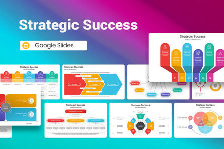 Strategic Success Google Slides Template, Google Slides Theme, 13104, Business — PoweredTemplate.com
