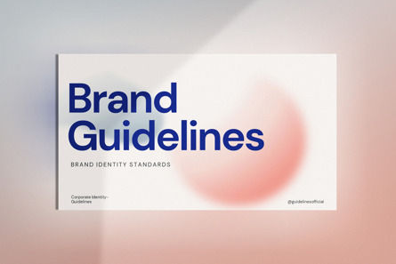 Brand Guideline Keynote Template, Diapositive 6, 13114, Business — PoweredTemplate.com