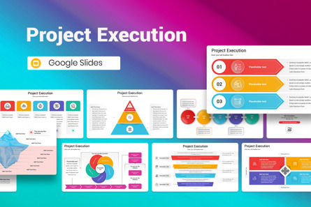Project Execution Google Slides Template, Tema di Presentazioni Google, 13144, Lavoro — PoweredTemplate.com
