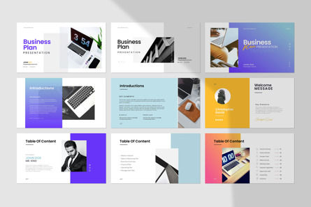 Business Plan Google Slide Template, Diapositive 2, 13153, Business — PoweredTemplate.com