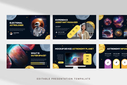 Astronomy - PowerPoint Template, Diapositive 2, 13157, Education & Training — PoweredTemplate.com