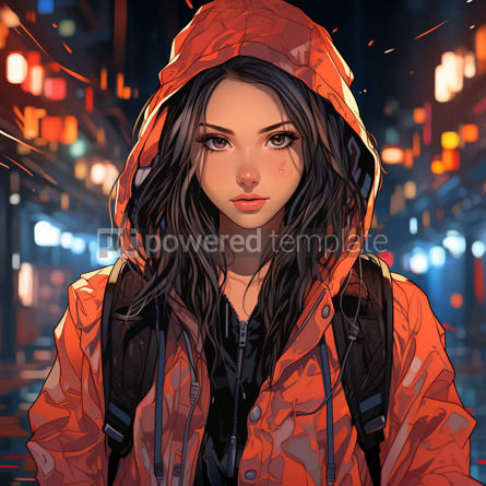 Anime city, urban, crowd, street, anime girl, back view, Anime, HD  wallpaper | Peakpx