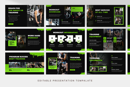 Workout Planner - PowerPoint Template, Diapositive 3, 13170, Business — PoweredTemplate.com