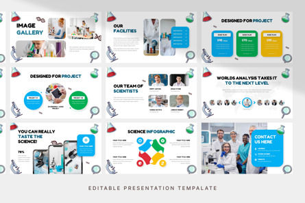 Science Education - PowerPoint Template, Slide 4, 13182, Education & Training — PoweredTemplate.com