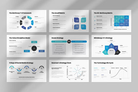 Business Strategy PowerPoint Template, スライド 6, 13184, ビジネス — PoweredTemplate.com