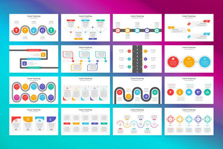 Career Roadmap Google Slides Template, Diapositiva 2, 13202, Negocios — PoweredTemplate.com