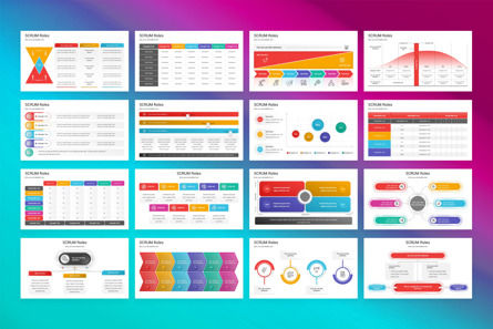 SCRUM Roles Google Slides Template, Diapositiva 2, 13205, Negocios — PoweredTemplate.com
