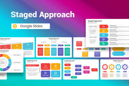 Staged Approach Google Slides Template, Tema de Google Slides, 13207, Negocios — PoweredTemplate.com