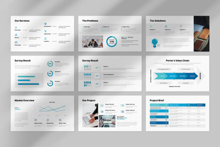 Business Plan PowerPoint Template, Slide 4, 13214, Bisnis — PoweredTemplate.com