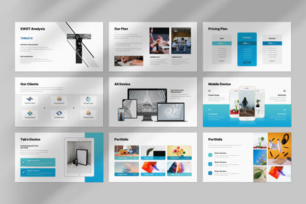 Business Plan PowerPoint Template, Diapositiva 6, 13214, Negocios — PoweredTemplate.com