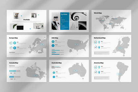 Business Plan PowerPoint Template, スライド 7, 13214, ビジネス — PoweredTemplate.com