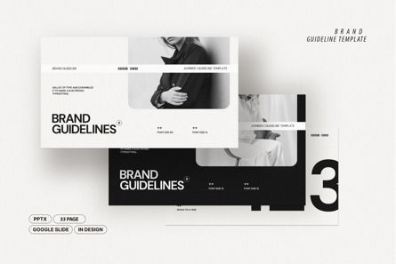 Brand Guidelines PowerPoint Template, Dia 2, 13225, Abstract/Textuur — PoweredTemplate.com