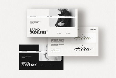 Brand Guidelines PowerPoint Template, Slide 9, 13225, Astratto/Texture — PoweredTemplate.com