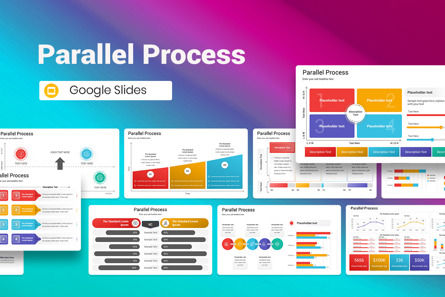 Parallel Process Google Slides Template, Tema de Google Slides, 13240, Negocios — PoweredTemplate.com