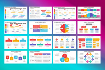 Company Situation Analysis PowerPoint Template, Diapositiva 2, 13246, Negocios — PoweredTemplate.com