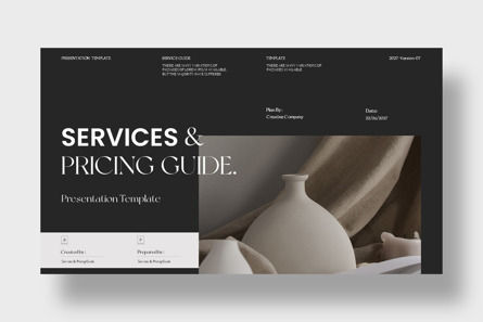 Services Pricing Guide Presentation Template, Slide 6, 13250, Business — PoweredTemplate.com
