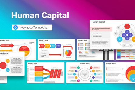 Human Capital Keynote Template, Template Keynote, 13253, Bisnis — PoweredTemplate.com
