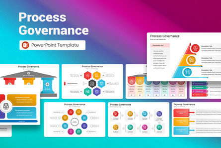 Process Governance PowerPoint Template, PowerPoint Template, 13255, Business — PoweredTemplate.com