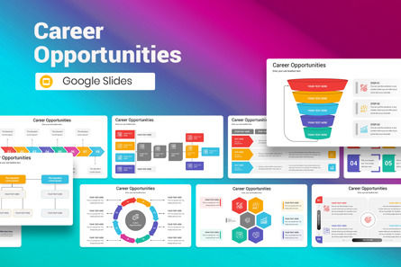 Career Opportunities Google Slides Template, Tema de Google Slides, 13274, Negocios — PoweredTemplate.com