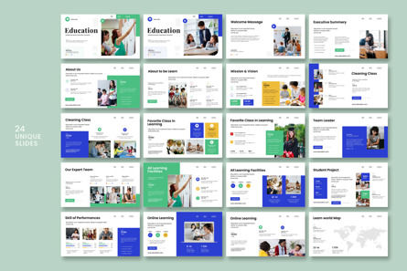 Education Google Slide Template, Slide 8, 13279, Business — PoweredTemplate.com